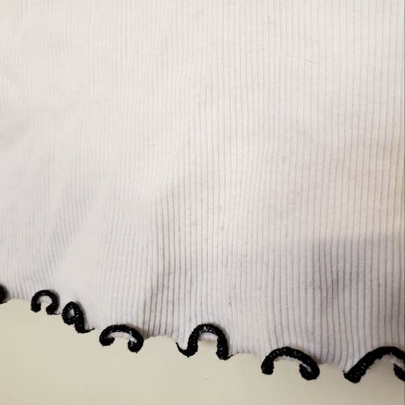 ASOS Design Lettuce Edge Crop Top (Size 14) - Picture 4 of 4